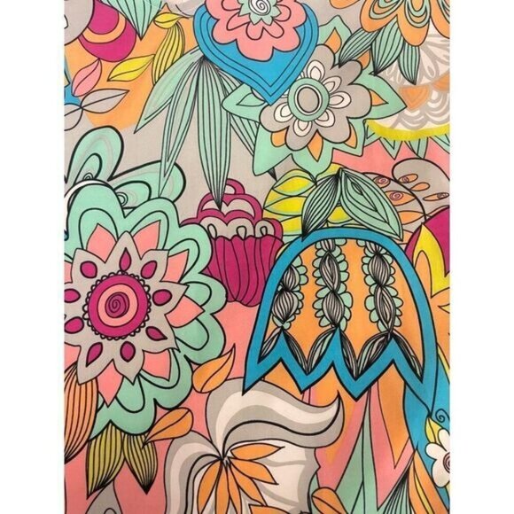 Judith March Retro 60's Floral Swing Dress Large - Picture 6 of 6